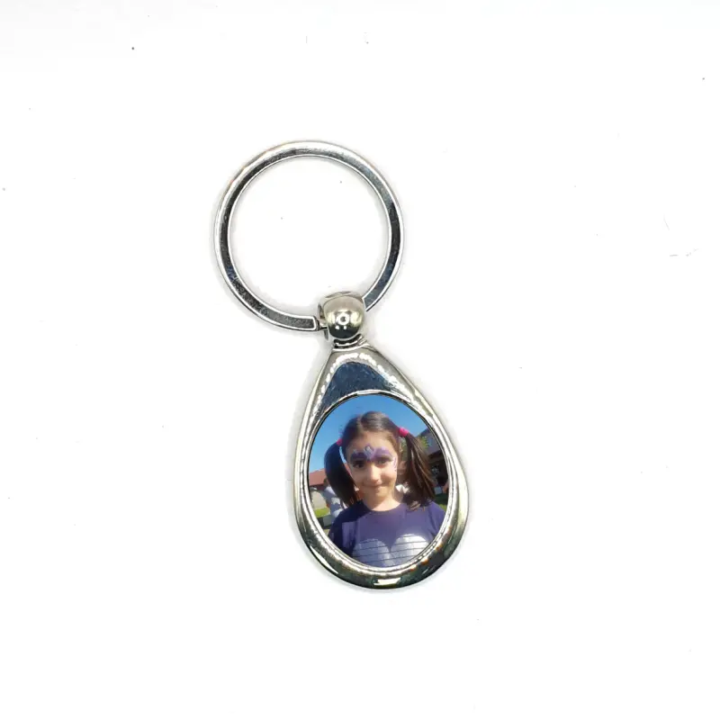 .breloc personalizat oval, poza/ text din metal, model ya-05 07